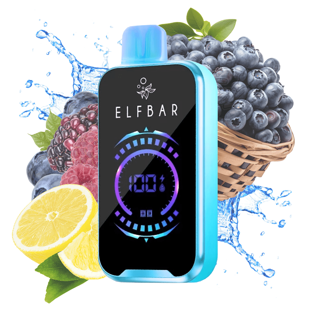 ELF BAR FS18000 BLUEBERRY RAZZ LEMON 5% RECHARGEABLE