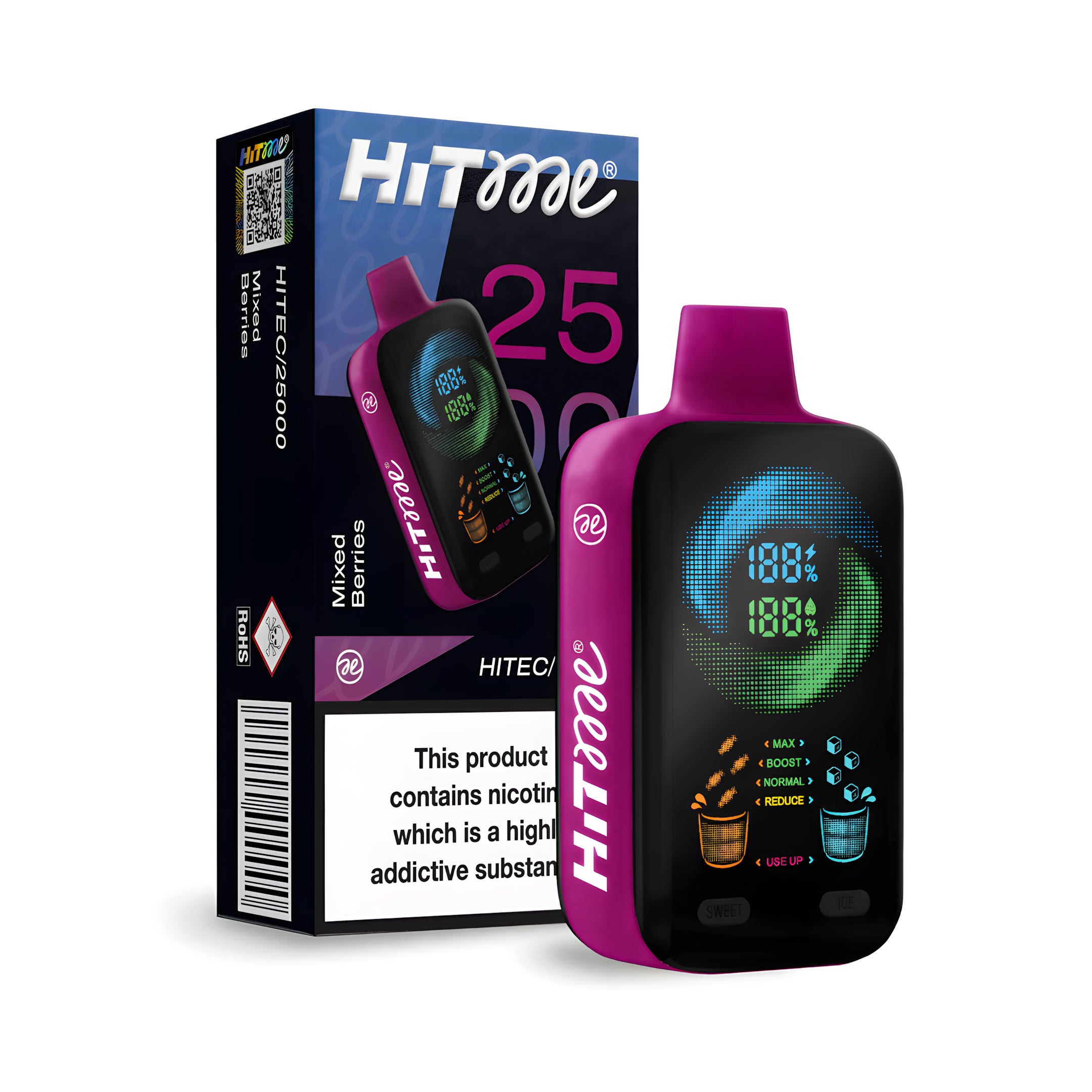 HITME HITEC 25000 Mixed Berries 5% Nicotine