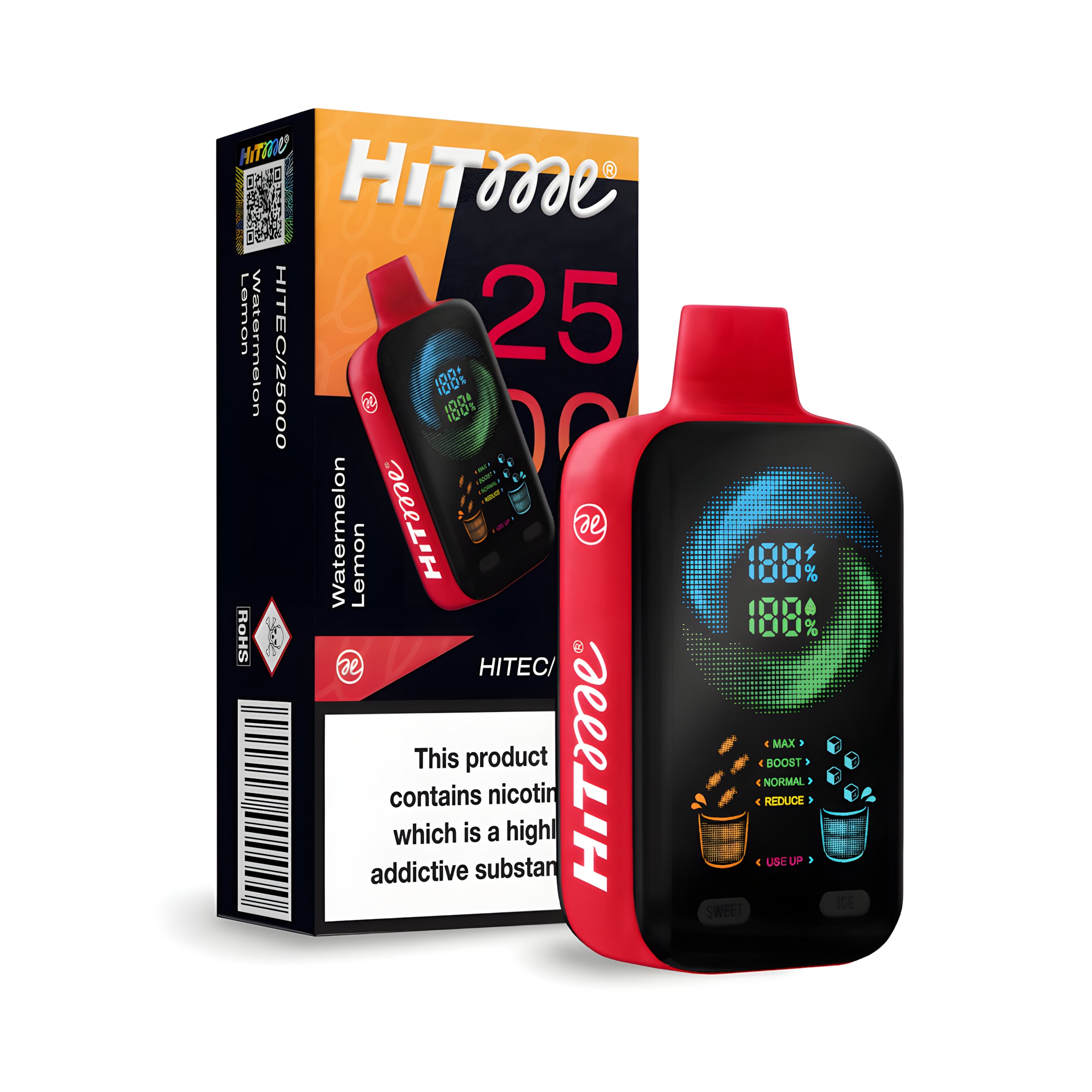 HITME HITEC 25000 Watermelon Lemon 5% Nicotine