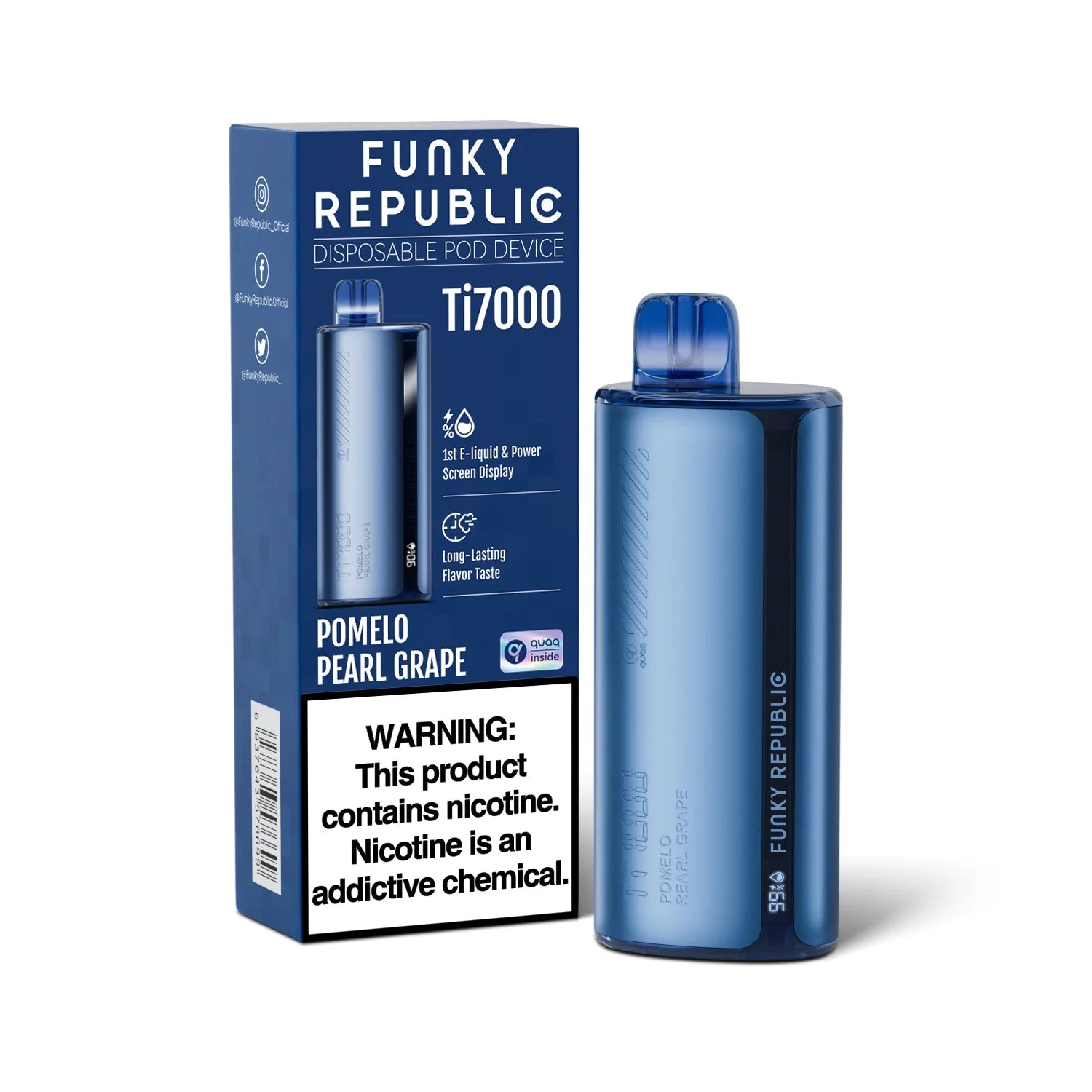 FUNKY REPUBLIC Ti7000 POMELO GRAPE 5%