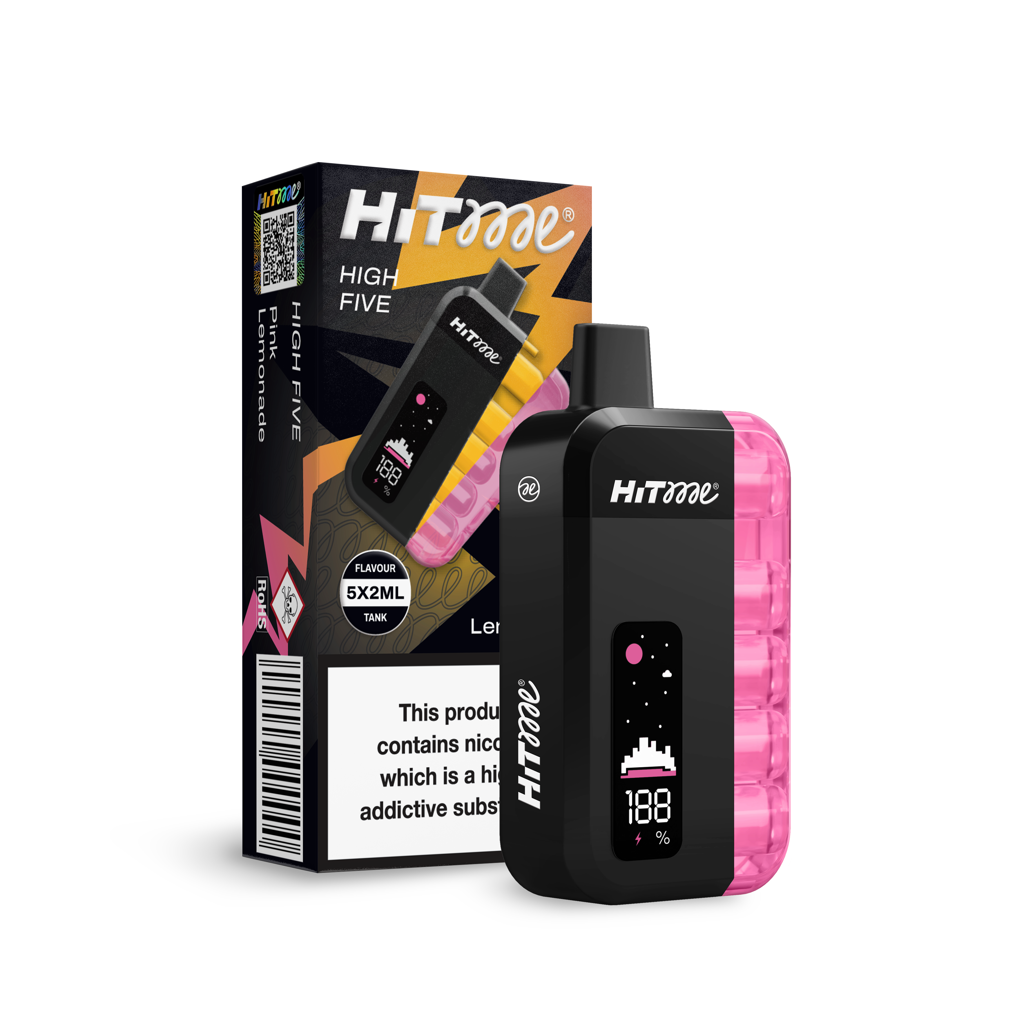 HITME HIGHFIVE KIT Pink Lemonade 2% Nicotine