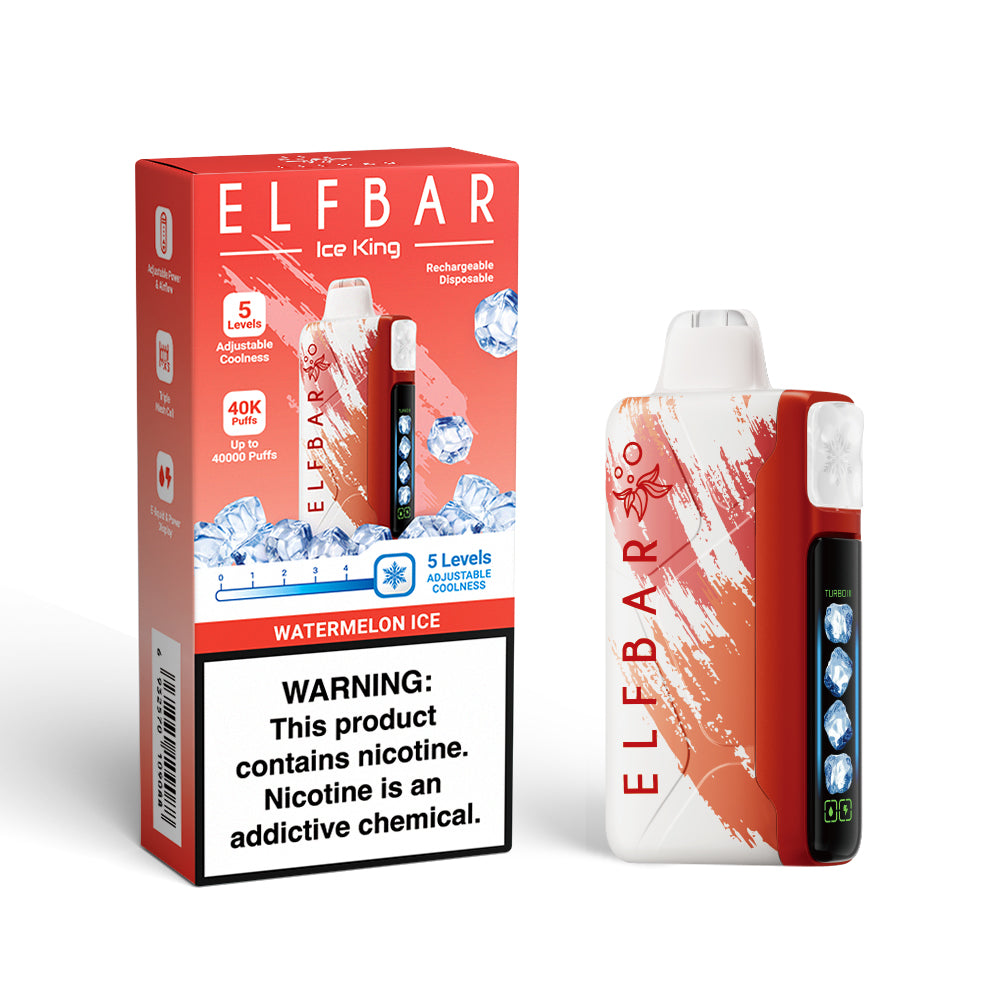 Elf Bar Vape Price ELF BAR ICE KING 40000 WATERMELON ICE 5% RECHARGEABLE EB BC5000 Disposable Elf Bar Vape Price ELF BAR ICE KING 40000 WATERMELON ICE 5% RECHARGEABLE EB BC5000 Disposable