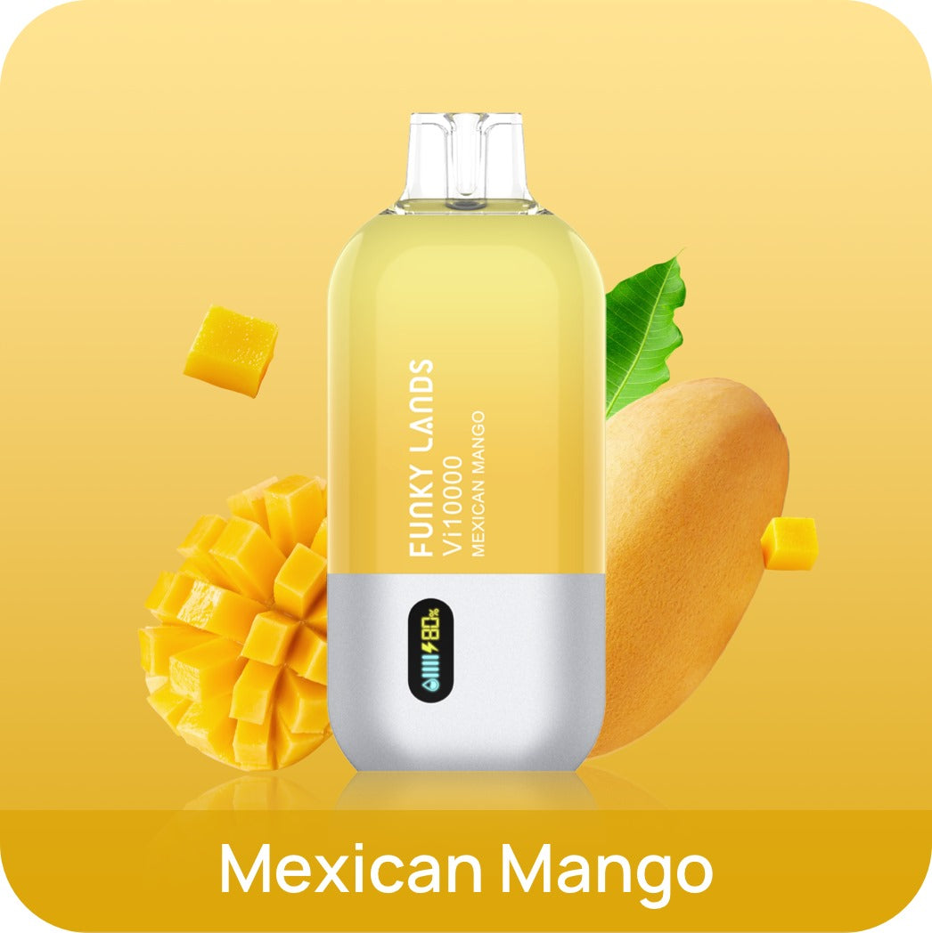 FUNKY LANDS Vi10000 MEXICAN MANGO 5% RECHARGEABLE