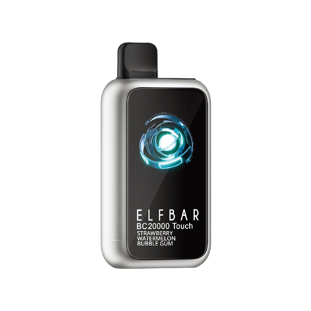 ELF BAR BC20000 TOUCH STRAWBERRY WATERMELON BUBBLE GUM 5% RECHARGEABLE