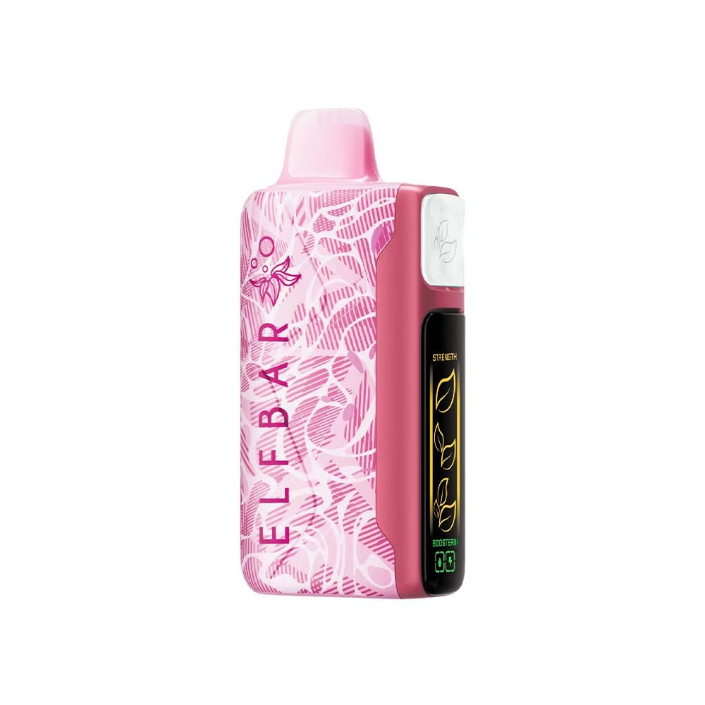 ELF BAR NICOTINE KING RED RASBERRY STRAWBERRY RECHARGEABLE
