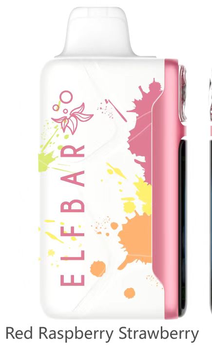 ELF BAR SOURKING RED RASPBERRY STRAWBERRY