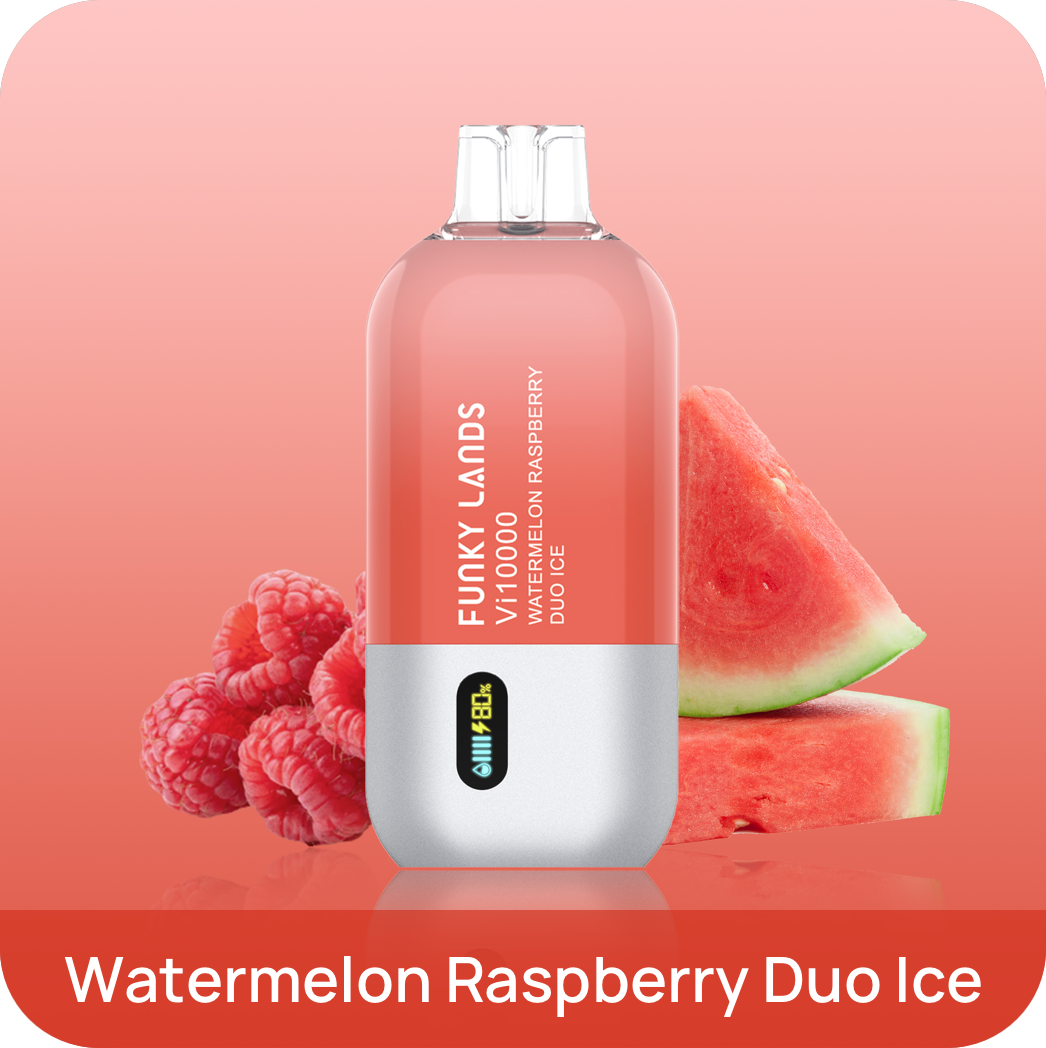 FUNKY LANDS Vi10000 WATERMELON RASPBERRY DUO ICE 5% RECHARGEABLE