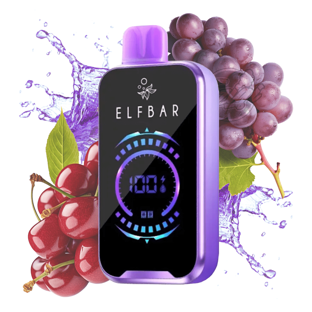 ELF BAR FS18000 GRAPE CHERRY 5% RECHARGEABLE