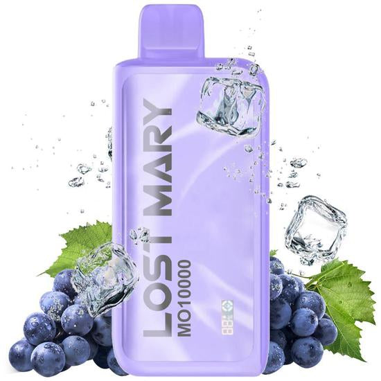 LOST MARY MO10000 GRAPE ICE 5% RECHARGABLE