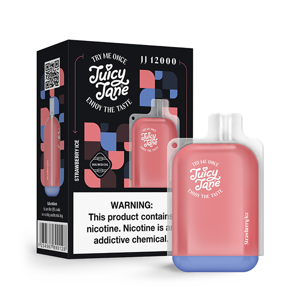 JUICY JANE 12000 STRAWBERRY ICE 5% RECHARGEABLE