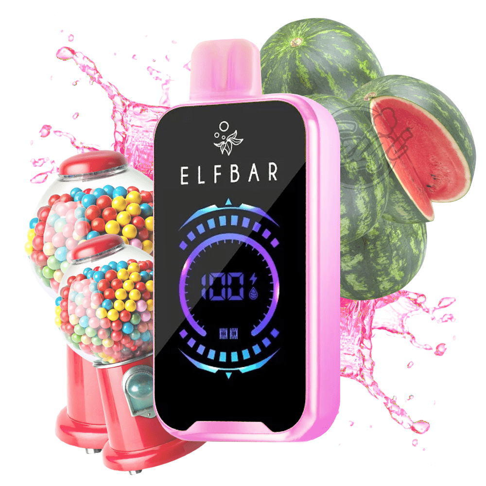 ELF BAR FS18000 WATERMELON BUBBLEGUM 5% RECHARGEABLE