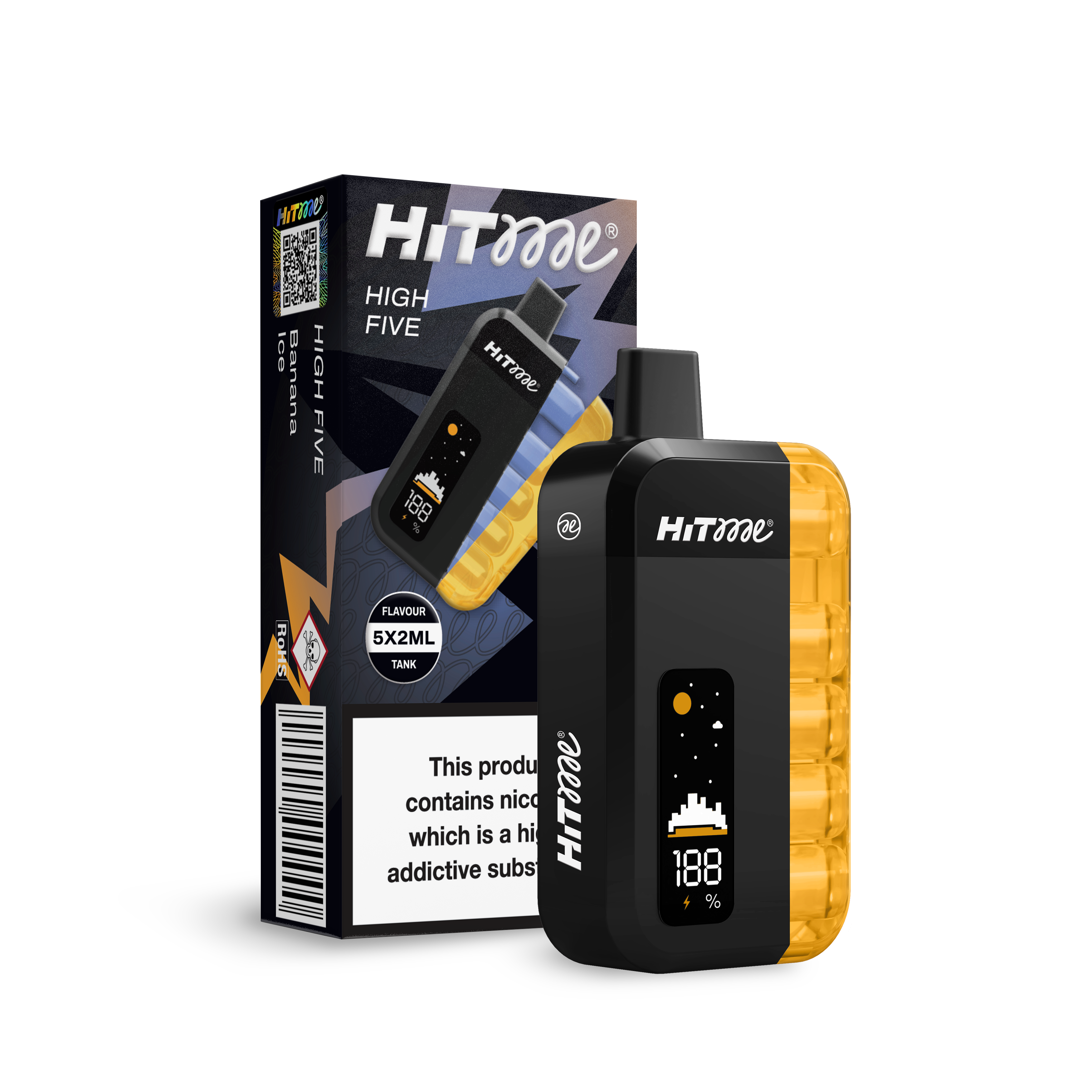 HITME HIGHFIVE KIT Banana Ice 2% Nicotine