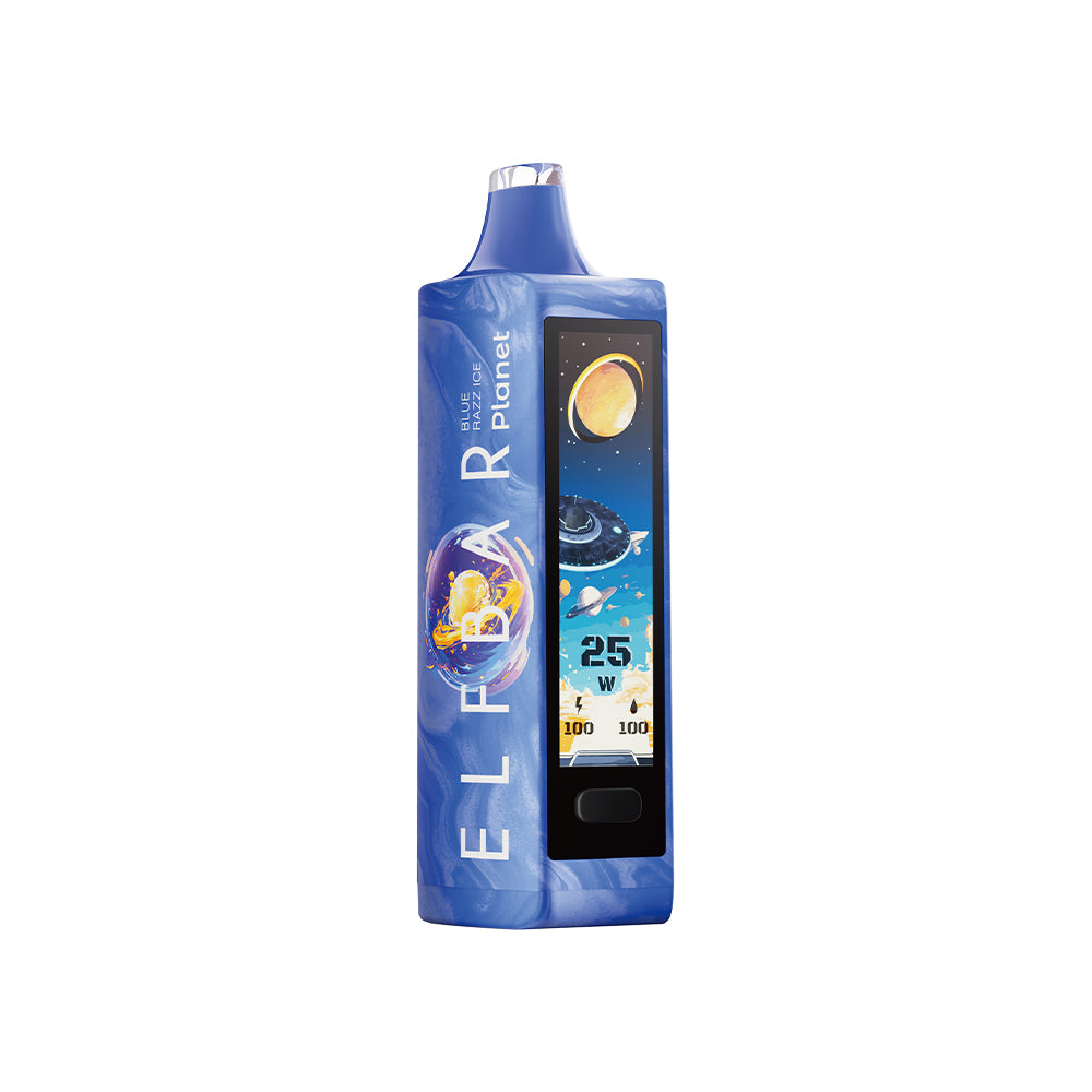 ELF BAR PLANET 25000 BLUE RAZZ ICE 5% RECHARGEABLE