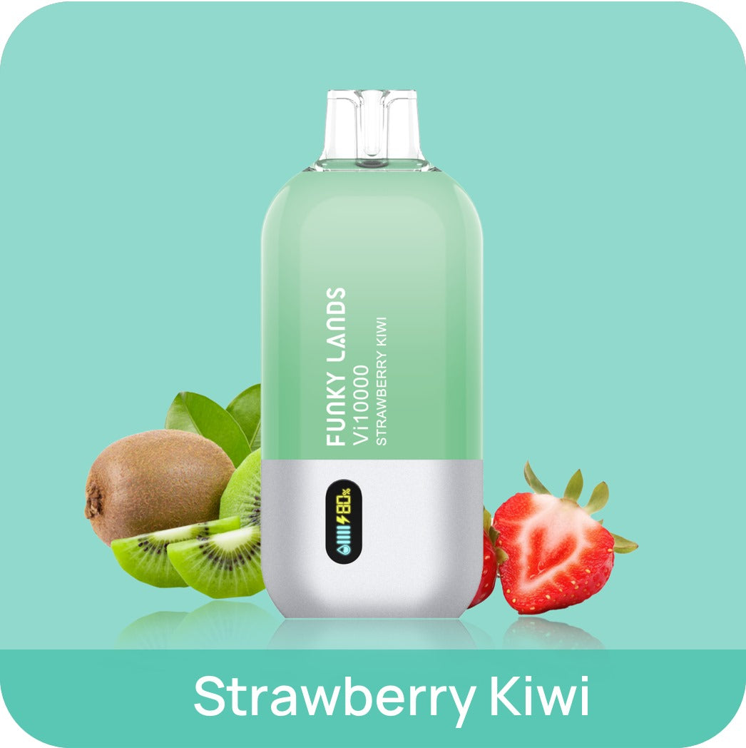 FUNKY LANDS Vi10000 STRAWBERRRY KIWI 5% RECHARGEABLE