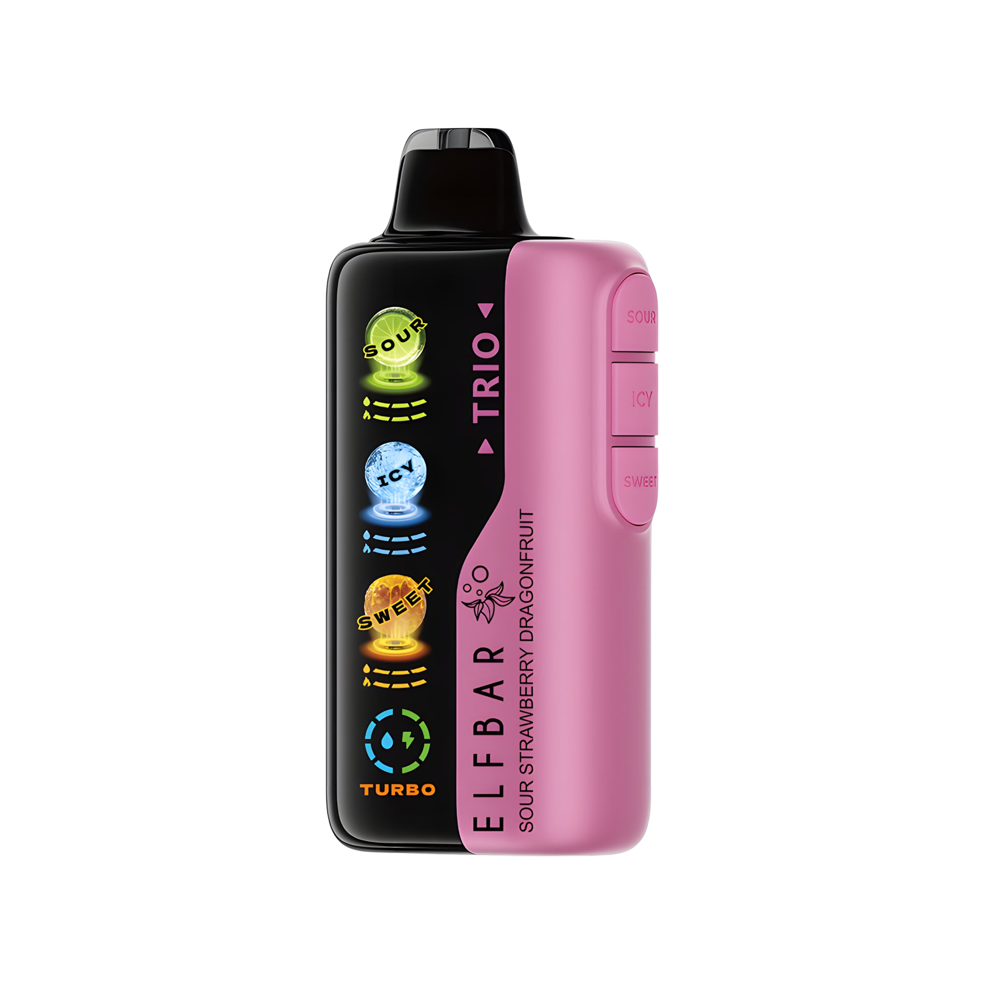 ELF BAR TRIO 40000 SOUR STRAWBERRY DRAGONFRUIT 5% RECHARGEABLE
