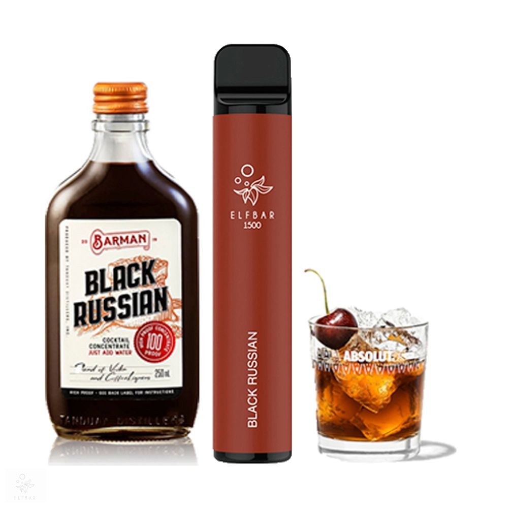 ELF BAR 1500 BLACK RUSSIAN 5%