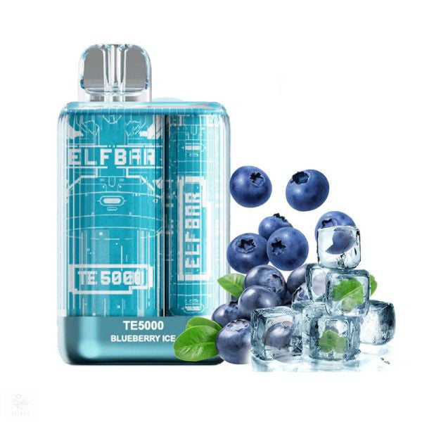 ELF BAR TE5000 BLUEBERRY ICE 5% RECHARGEABLE